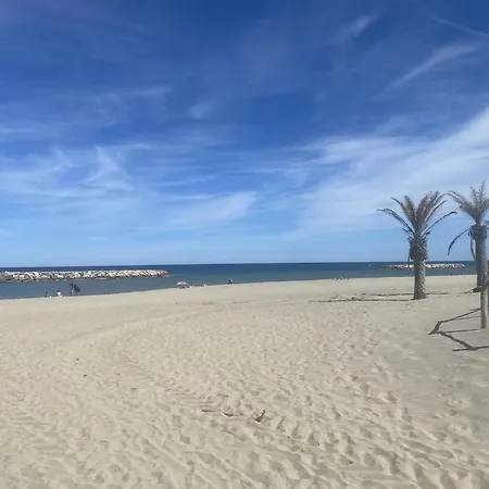 Au Bord Du Avec Piscine, Climatisation Et Parking Securise Au Barcares - Fr-1-782-34 * Le Barcarès